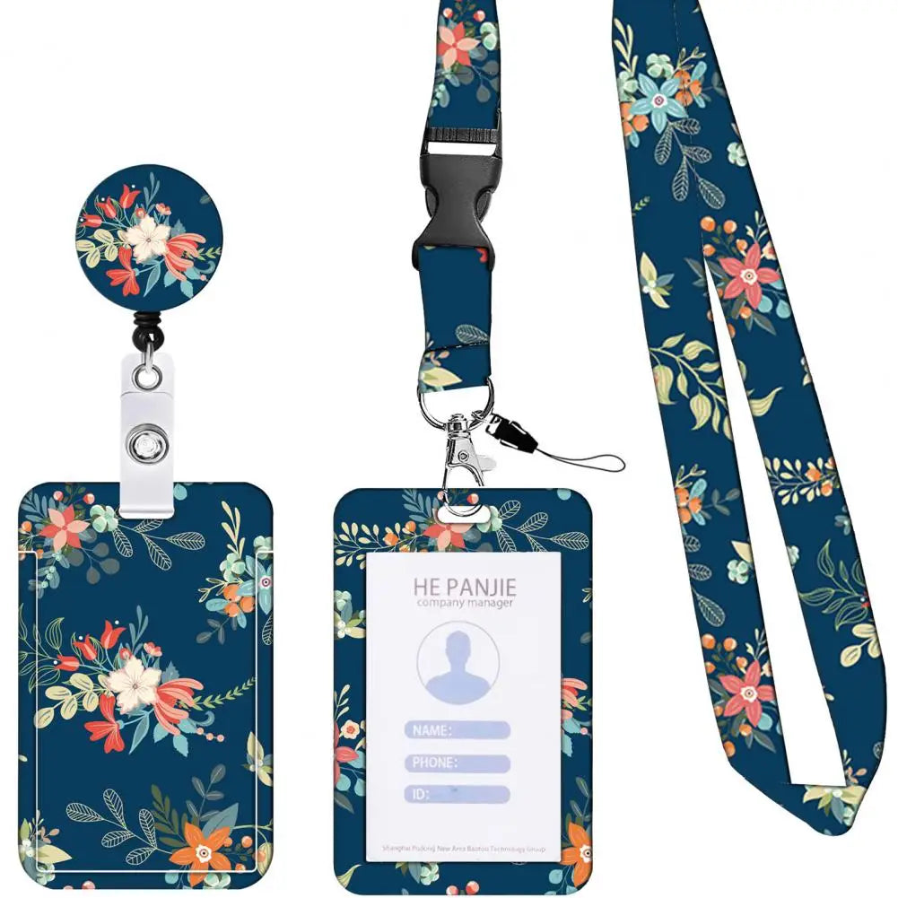 Cute Stylish Badge Holder for Nurses Versatile Badge Holder with Retractable Reel Clip Lightweight Id Card Holder for Nurses