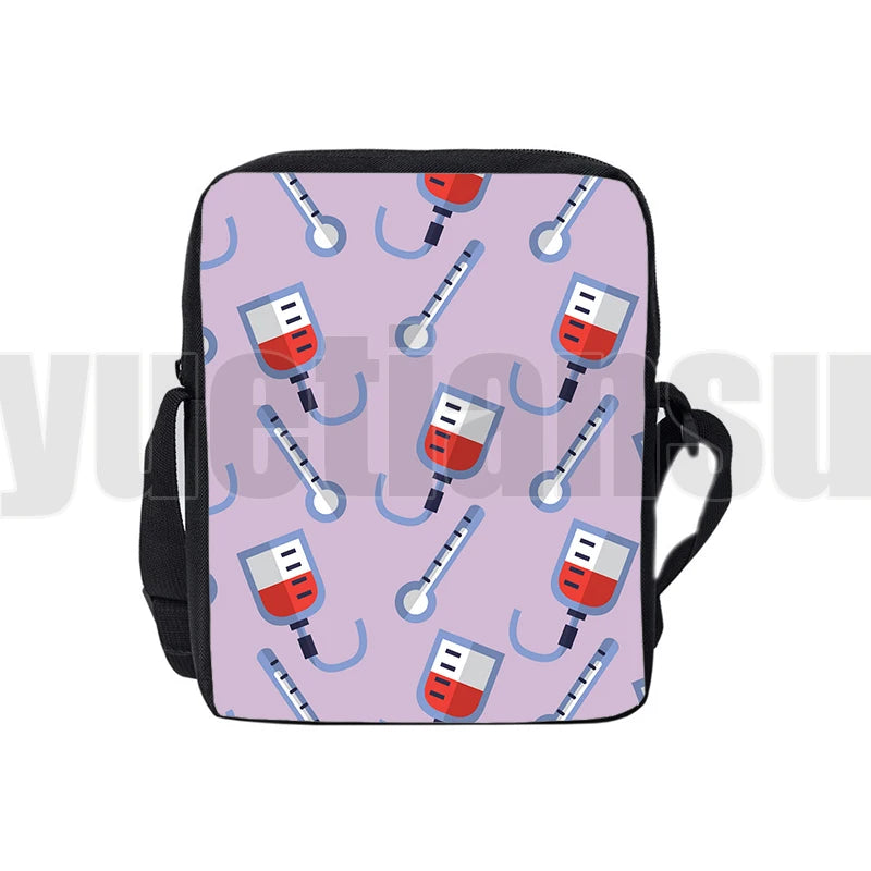 Hot Sale Doctor Nurse ECG Printing 3D Shoulder Bags Teenager Girls Boys Children Cute Messenger Bags Travelbox Student Bagpack