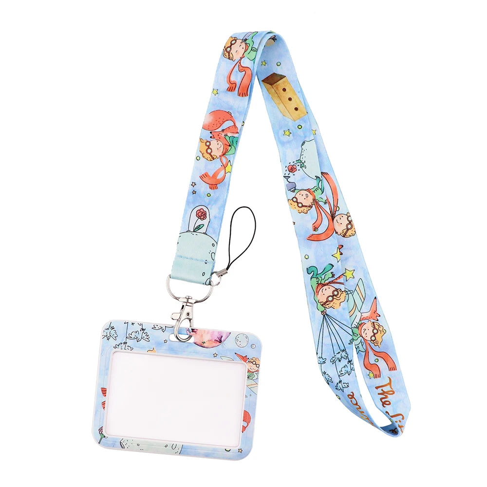 YL725 Wholesale Office Id card holder Pretty Neck Strap lanyards id badge holder Card Cover Key Chain Doctor Nurse Accessories