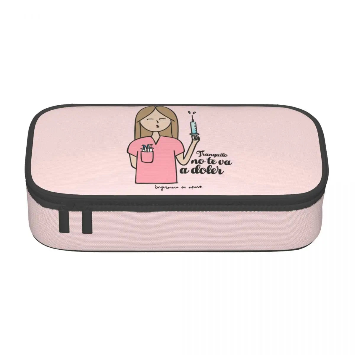 Cute Proud To Be A Nurse Pencil Cases for Boys Gilrs Custom Health Care Nursing Large Storage Pen Box Bag School Supplies