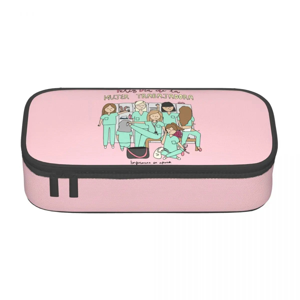 Cute Proud To Be A Nurse Pencil Cases for Boys Gilrs Custom Health Care Nursing Large Storage Pen Box Bag School Supplies