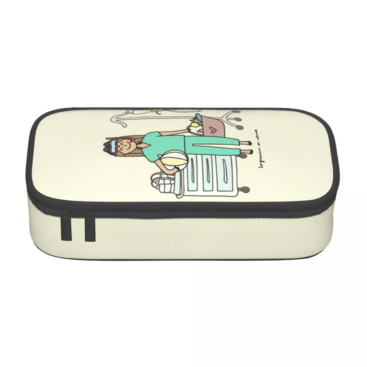 Cute Proud To Be A Nurse Pencil Cases for Boys Gilrs Custom Health Care Nursing Large Storage Pen Box Bag School Supplies