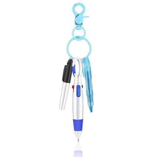 1 Set New Simple Candy Color Nurse Pen Set Ballpoint pen Can Be Used With Badge Reel Retractable ID Badge Holder Clip