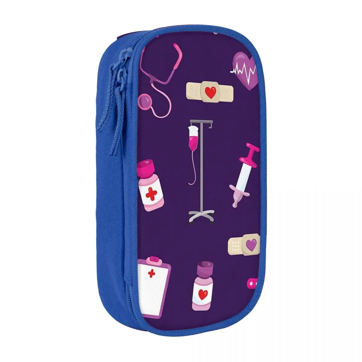 Cute Hospital Medical Pattern Gift For Nurses Pencil Cases Large Storage Pen Bags Pen Box Pencil Pouch For Boys Girls Students