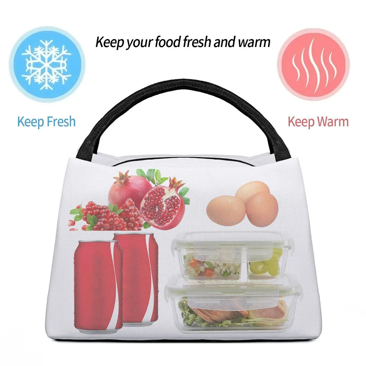 Medical Equipment Pattern Lunch Bag Funny Nurse Funny Lunch Box For Adult Office Portable Cooler Bag Thermal Tote Handbags