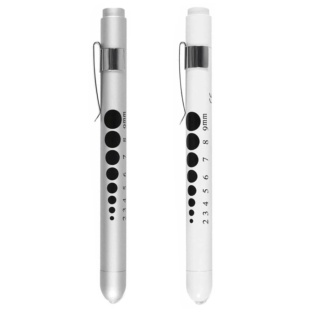 2pcs Pen Light Party Lighting Decoration Medical Pen First Aid Led Work Inspection Flashlight Torch Doctor Nurse Diagnosis Pens