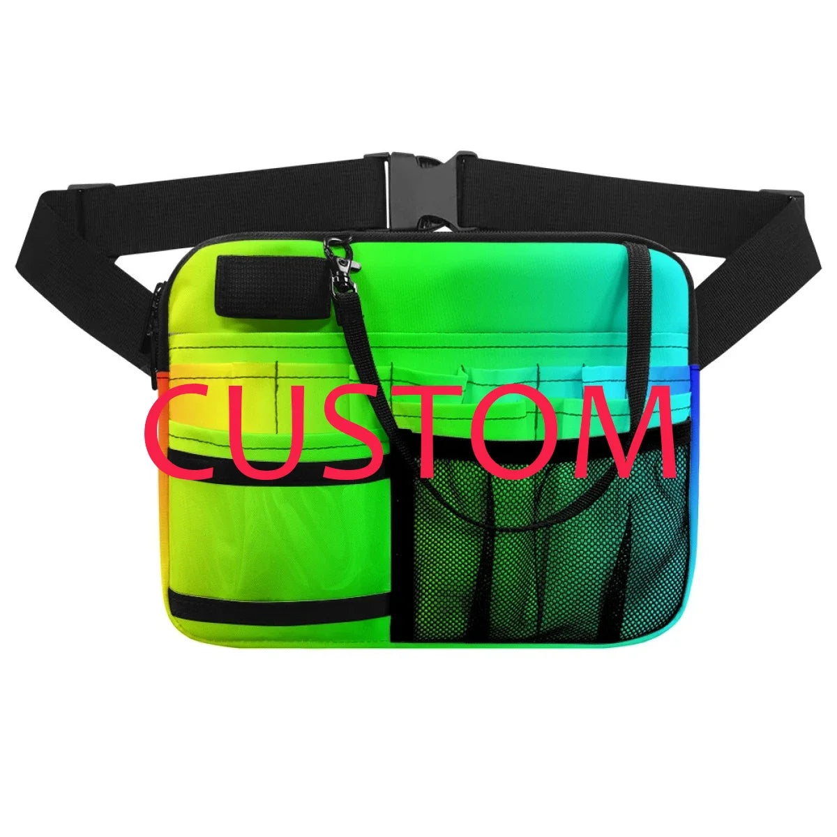 New Nurse Fanny Packs for Women Tool Belt Waist Bags Cute Tooth Dental Healthcare Print Organizer Pouch for Dentists Drop Ship