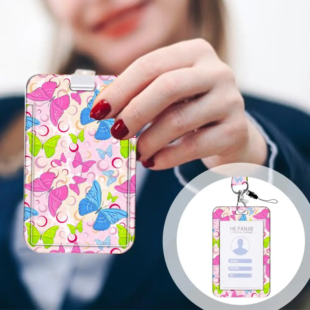 Cute Stylish Badge Holder for Nurses Versatile Badge Holder with Retractable Reel Clip Lightweight Id Card Holder for Nurses