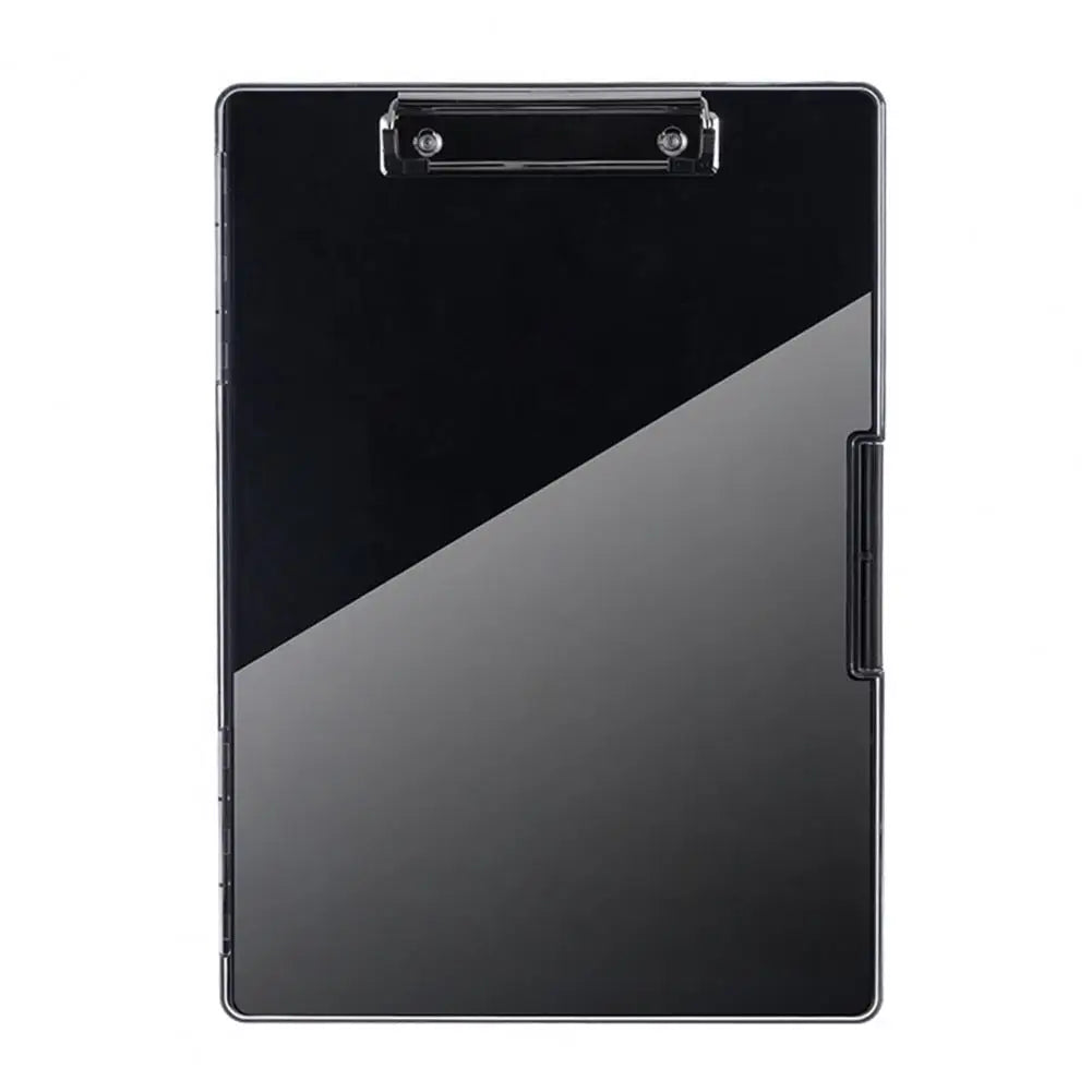 Office Clipboard Double Layer Side Opening Secure Clasps Holds with Pen Case Nursing Clipboard Folder Case Office Supplies