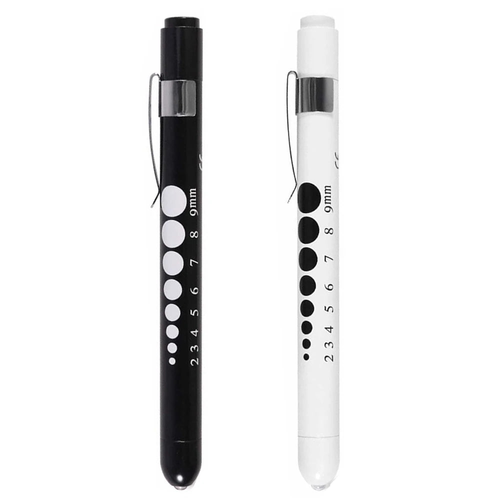 2pcs Pen Light Party Lighting Decoration Medical Pen First Aid Led Work Inspection Flashlight Torch Doctor Nurse Diagnosis Pens