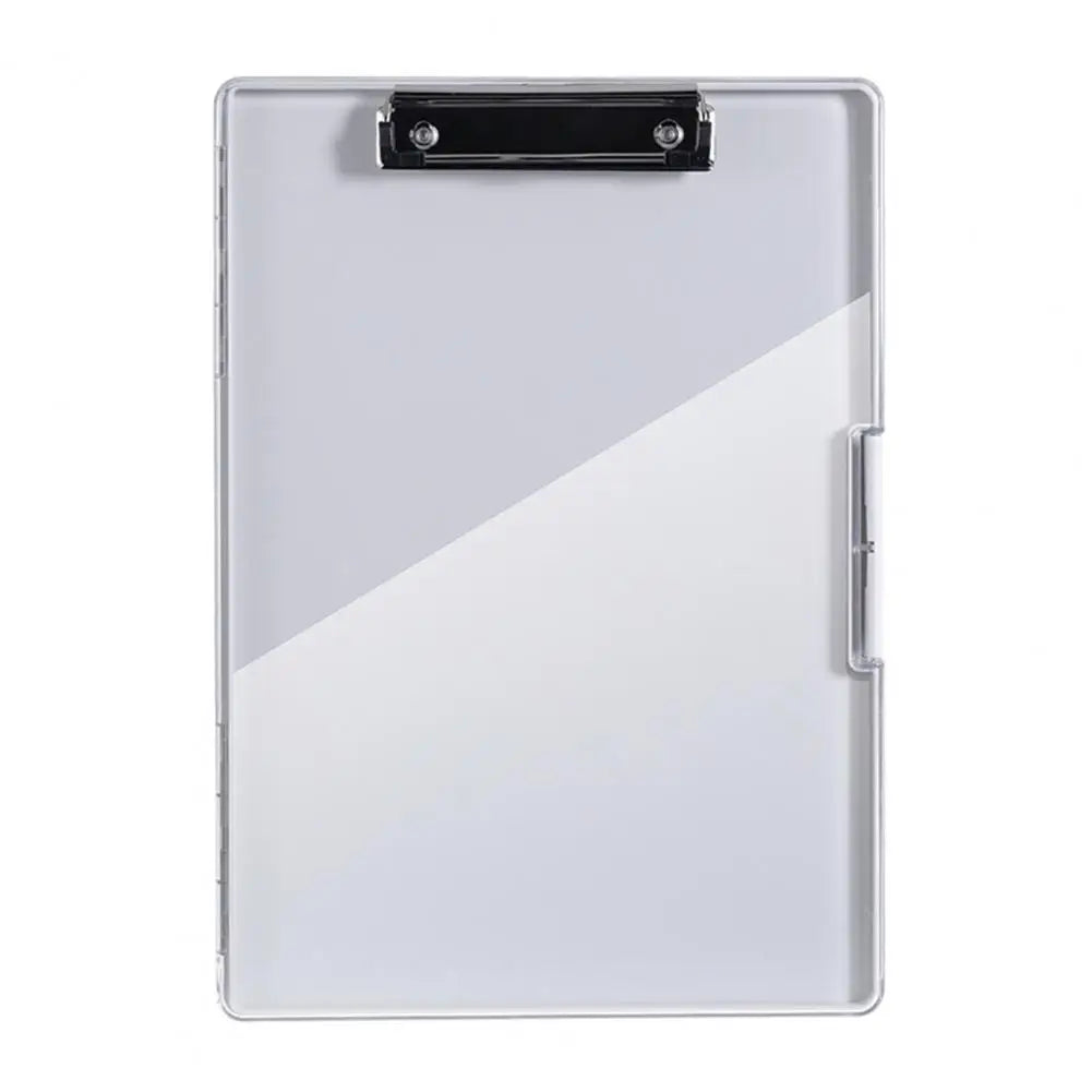 Office Clipboard Double Layer Side Opening Secure Clasps Holds with Pen Case Nursing Clipboard Folder Case Office Supplies