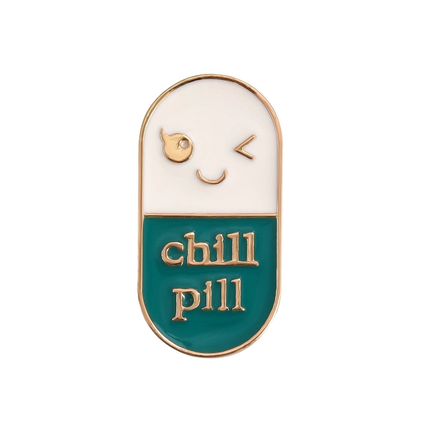 Cute Smile Pills Capsule Enamel Brooch Medical Fun Jewelry for Nurse Doctor Graduation Student Jacket Pins Badge Accessories