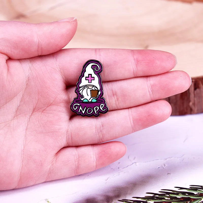 A3269 Cute Cartoon Nurse Lapel Pins for Backpack Hard Enamel Pin Brooch for Clothes Metal Badges Jewelry Decorations