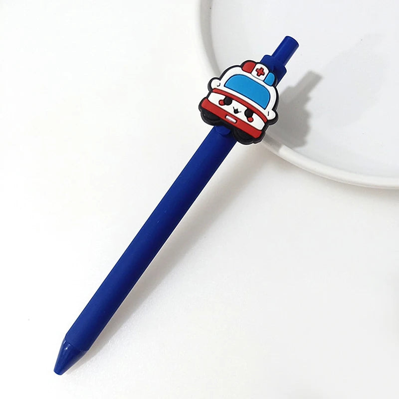 Nurse Doctor Gel Pens 0.5mm Black Ink Writing Pen Cute Cartoon Ornament Retractable Gel Pens Hospital Supplies