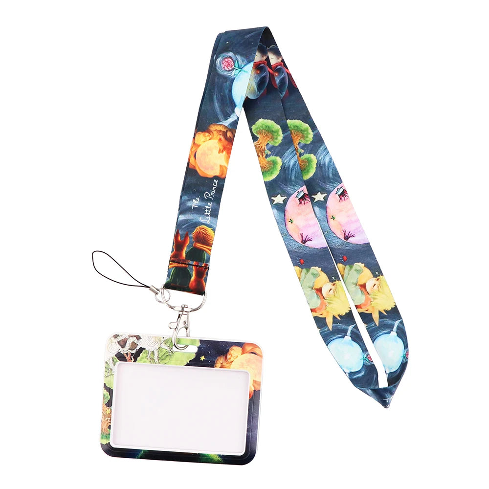 YL725 Wholesale Office Id card holder Pretty Neck Strap lanyards id badge holder Card Cover Key Chain Doctor Nurse Accessories