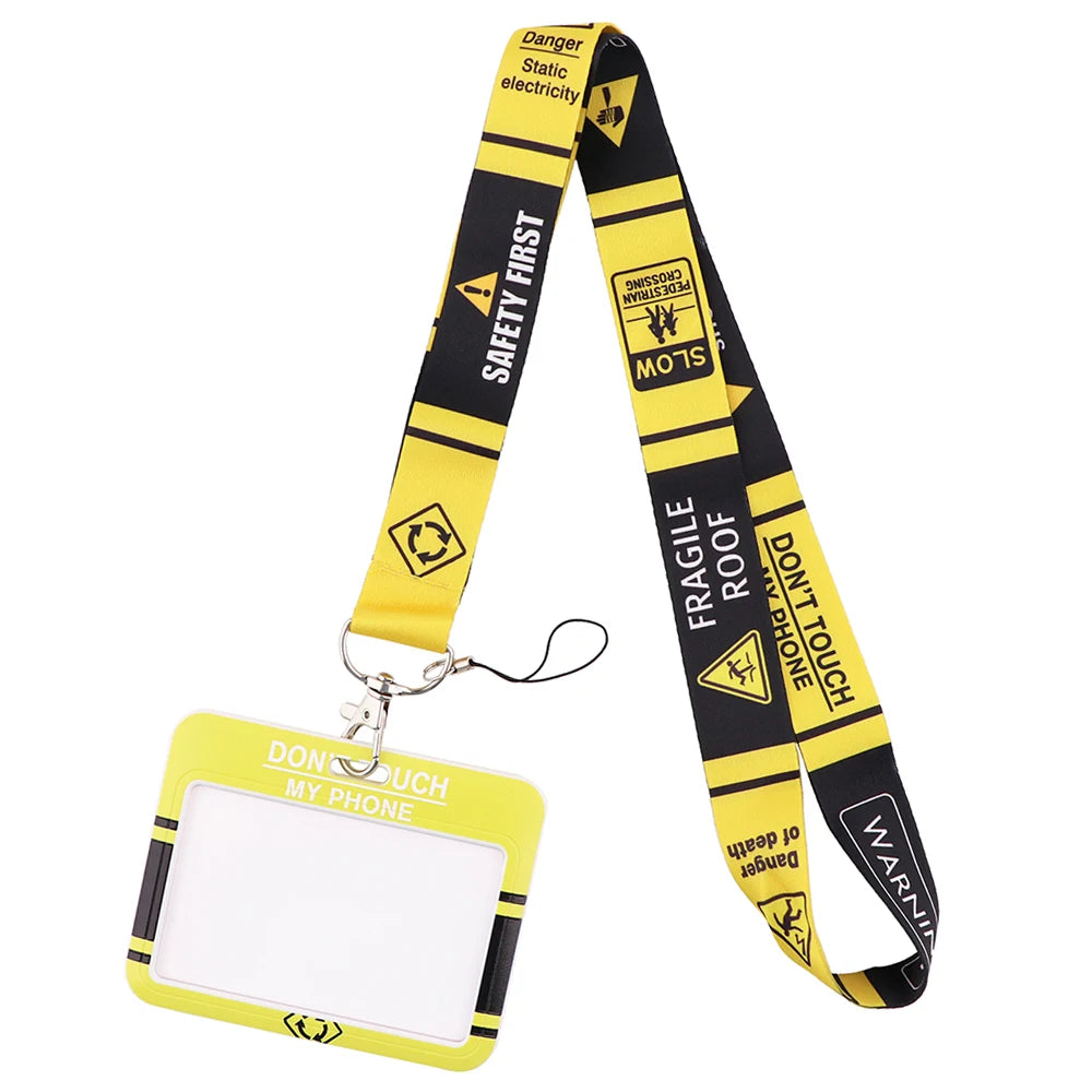 YL725 Wholesale Office Id card holder Pretty Neck Strap lanyards id badge holder Card Cover Key Chain Doctor Nurse Accessories